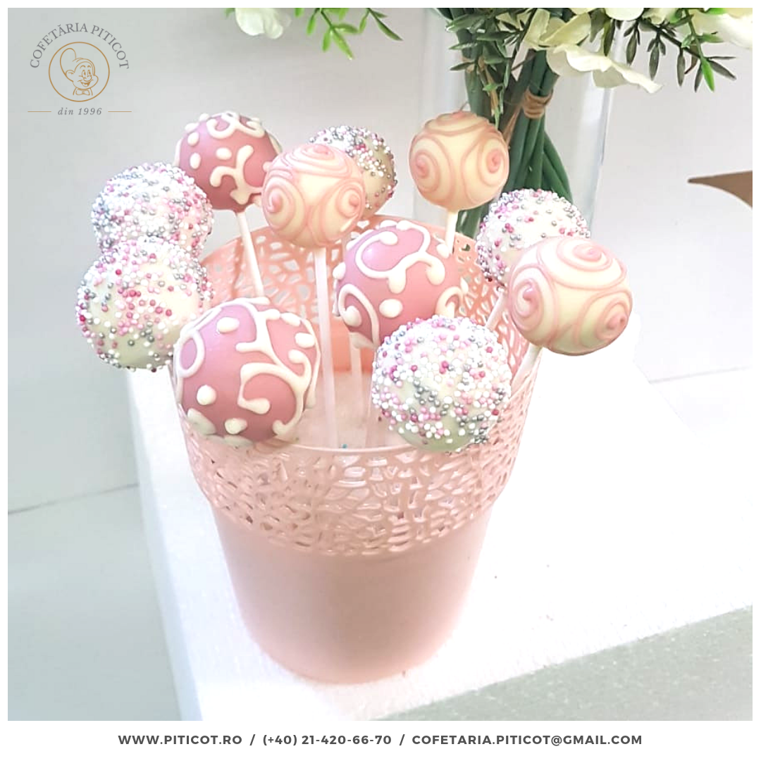 Cake pops - pink